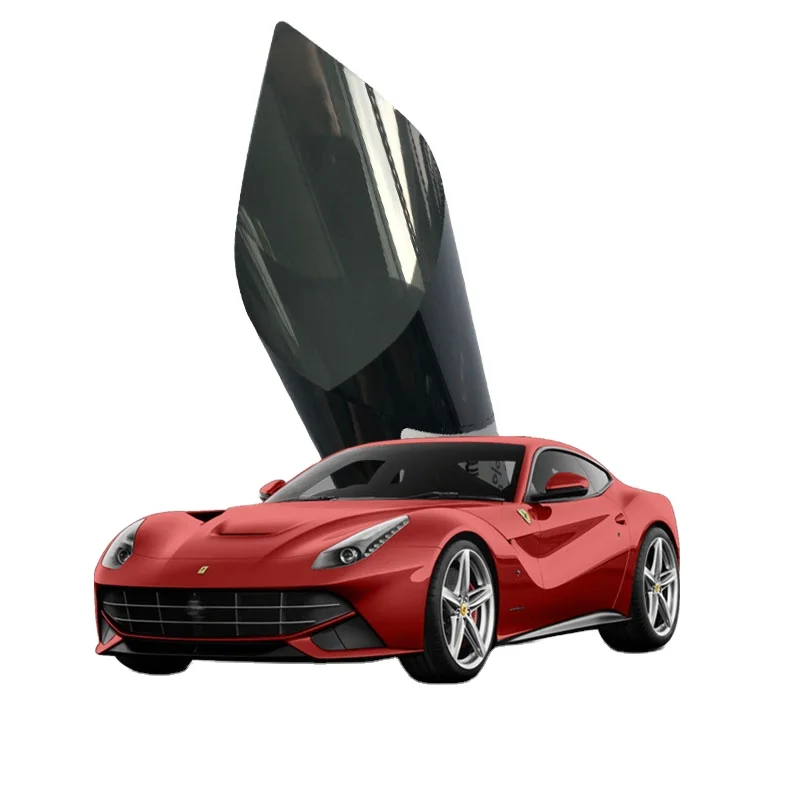 TP-05 Car Windshield Protective Film Non Reflective Privacy Protection Metal Reflection Car Window Tint Self Adhesive Car Stick