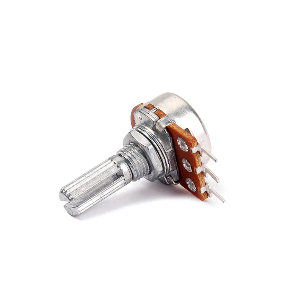 

B500k Guitar Potentiometers Mini Long Knurled Split Shaft Replacement Volume Tone Controls Audio Potentiometers Guitar Amp