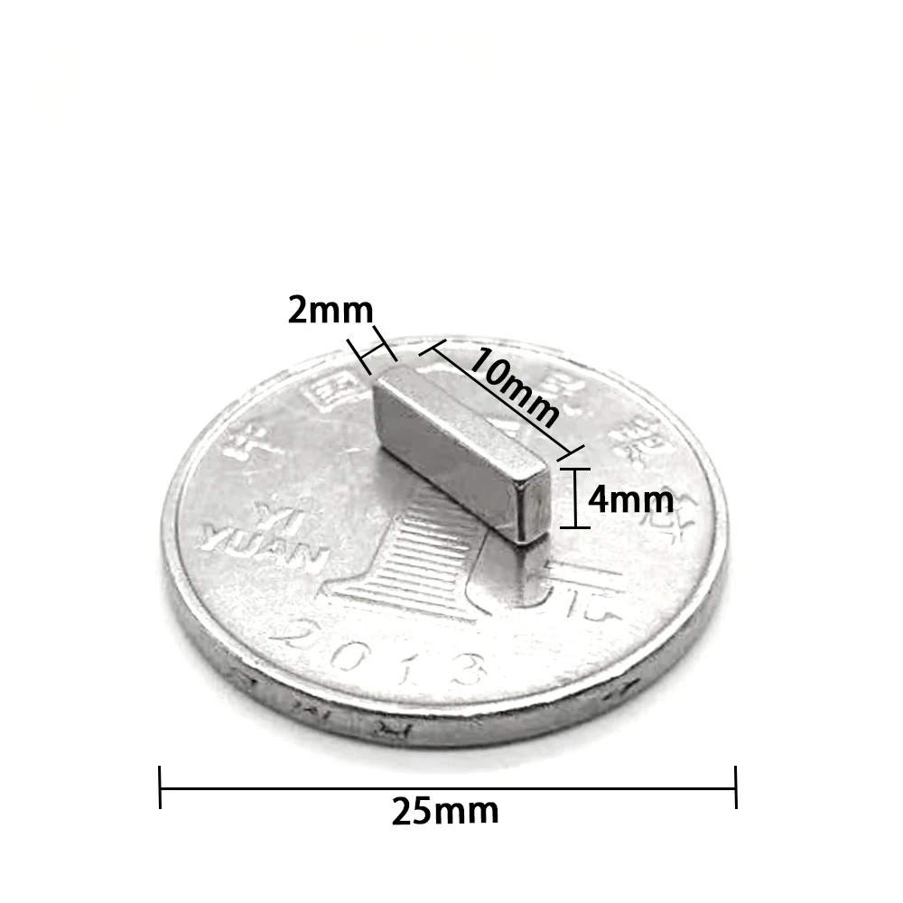 10x4x2mm Square Magnets Can Be Widely Used For Refrigerators, Office Document Fixation, And DIY .