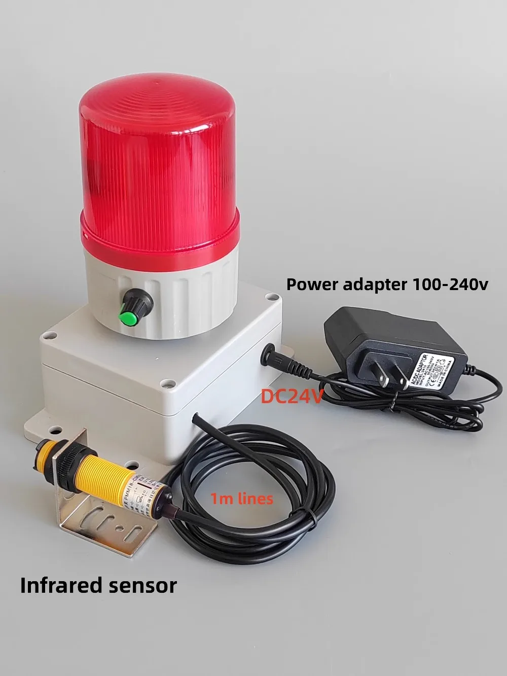 Infrared automatic induction full material shortage material break alarm edge banding strip broken belt material 2