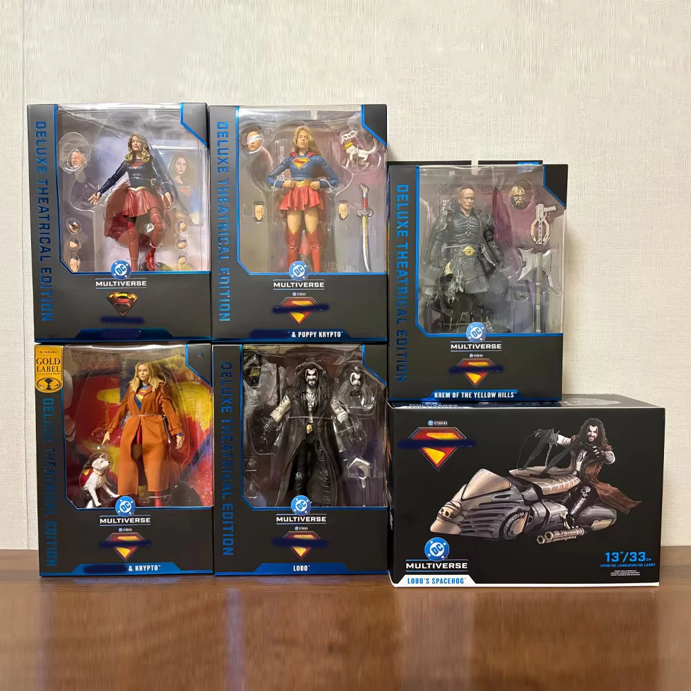 Mcfarlane Toys Lobo/Krem of the Yellow Hills/Krypto/Lobo's Spacehog Fahrzeug 7-Zoll-Actionfigur – Detail 1