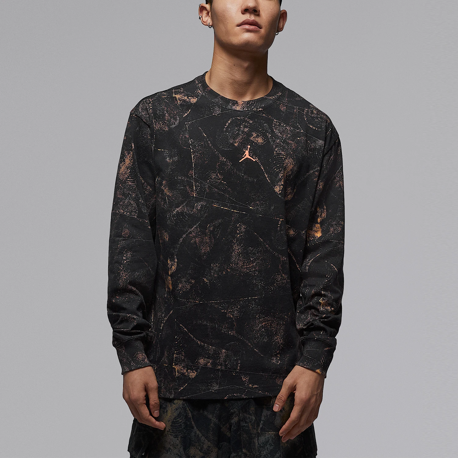 

Оригинальный мужской пуловер Nike JORDAN с круглым вырезом и принтом, с длинными рукавами, IF3047-010