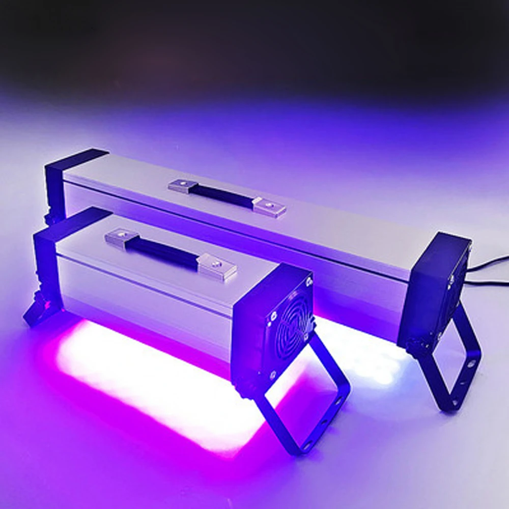 Lámpara de curado ultravioleta UV de secado rápido, 1000W, 500W, 365nm, 395nm, 405nm, pegamento, resina verde, soldadura de aceite, placa PCB,