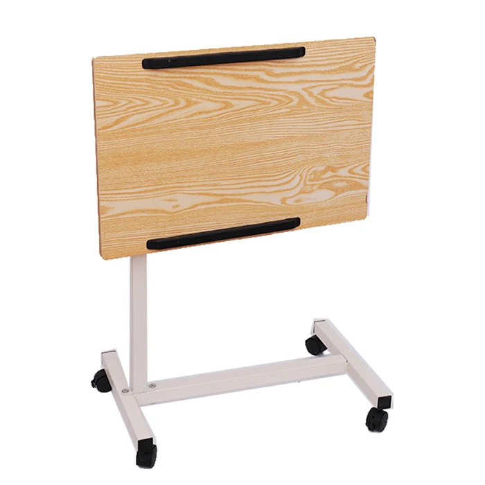 Hot Sale Medical Bedside Table Height Adjustable Overbed Dining Table