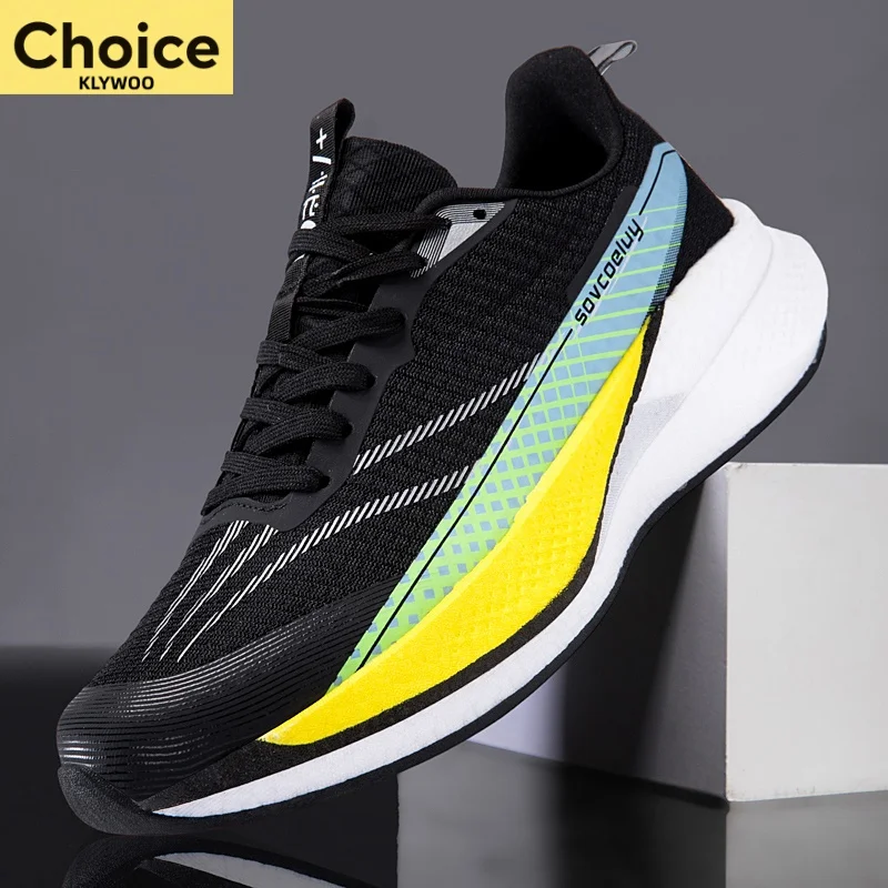 Marathon-Laufschuhe für Herren, Sport-Carbonsohle, atmungsaktiv, leicht, bequem, Damen-Sportschuhe mit Dämpfung und Stabilität – Detail 6