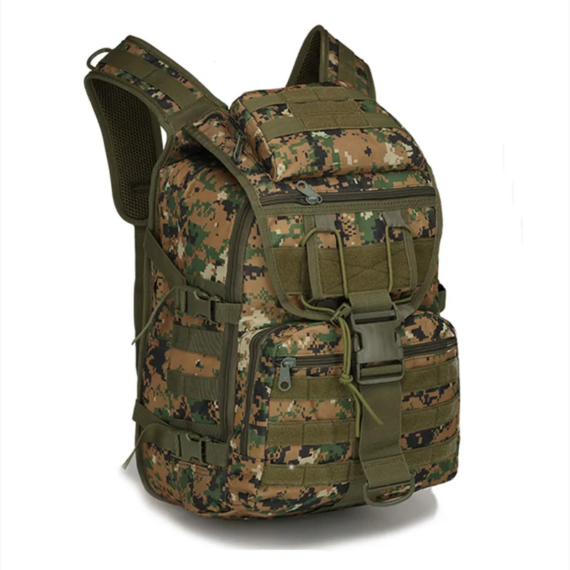 Imagem -03 - Mochila Tática Impermeável ao ar Livre Montanhismo Bolsa Caminhadas Camuflagem Mochila Resistente ao Desgaste Novo 2024