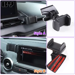 For Mazda MX5 MX-5 ND 2016-2024 ABS central control air outlet right mobile phone holder GPS navigation holder car accessories