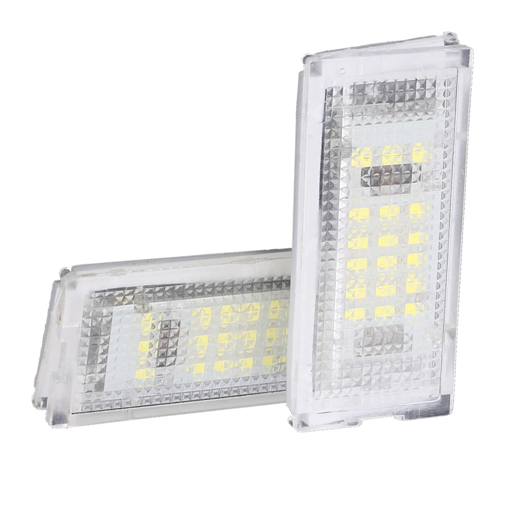 2PCS Led License Plate Light Led Canbus Auto Tail Light White LED Bulbs For BMW 3er E46 4D 1998-2003 Car Accessories