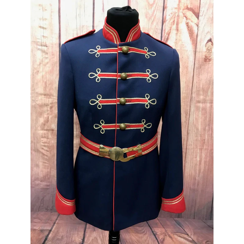 

Custom Made Vintage Retro German Military Uniform Jacket Historical World War Mens French Officer Commander Top Jacket