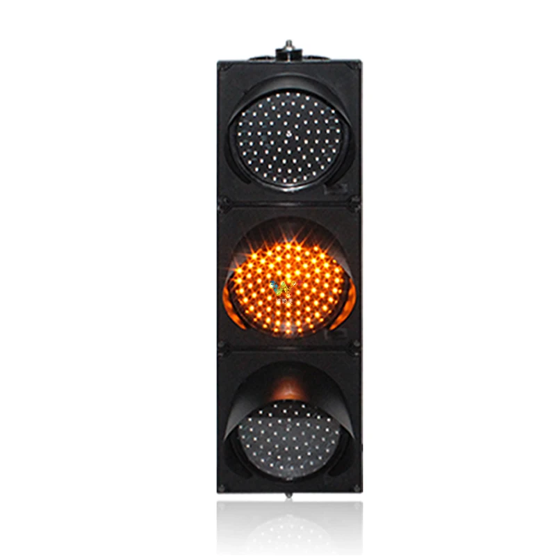 200mm 8 Inch 3 Aspects Red Yellow Green Signal PC Housing Road Safety LED Traffic Light