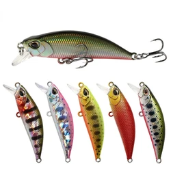1 sztuk błystka 3D oczy 50mm 5g plastikowa twarda przynęta sztuczne przynęty Wobbler Crankbait zima morze wędkarstwo sprzęt do połowu okoni