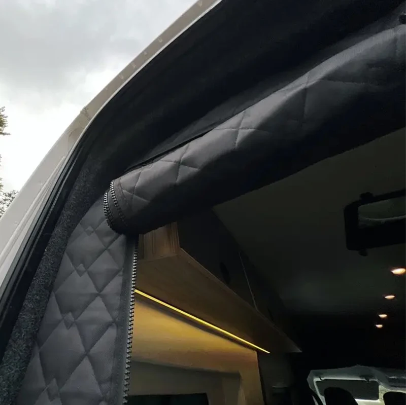 RV Insulated Thermal Screen Cover For Rear Barn Door Or Tailgate For Fiat Ducato/Peugeot Boxer/Citroen Relay 2006+ Ram Promaster view 6