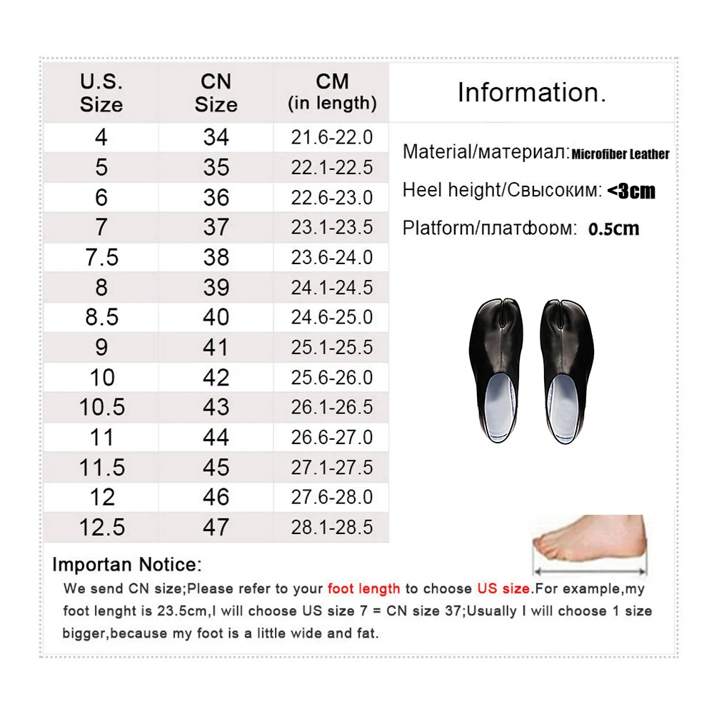 New Tabi Shoes Ninja Split Toe Shoes Women Flats Lazy Slip-On Mules Woman Shoes Pig Hoof Shoes Woman Loafers chaussure femme