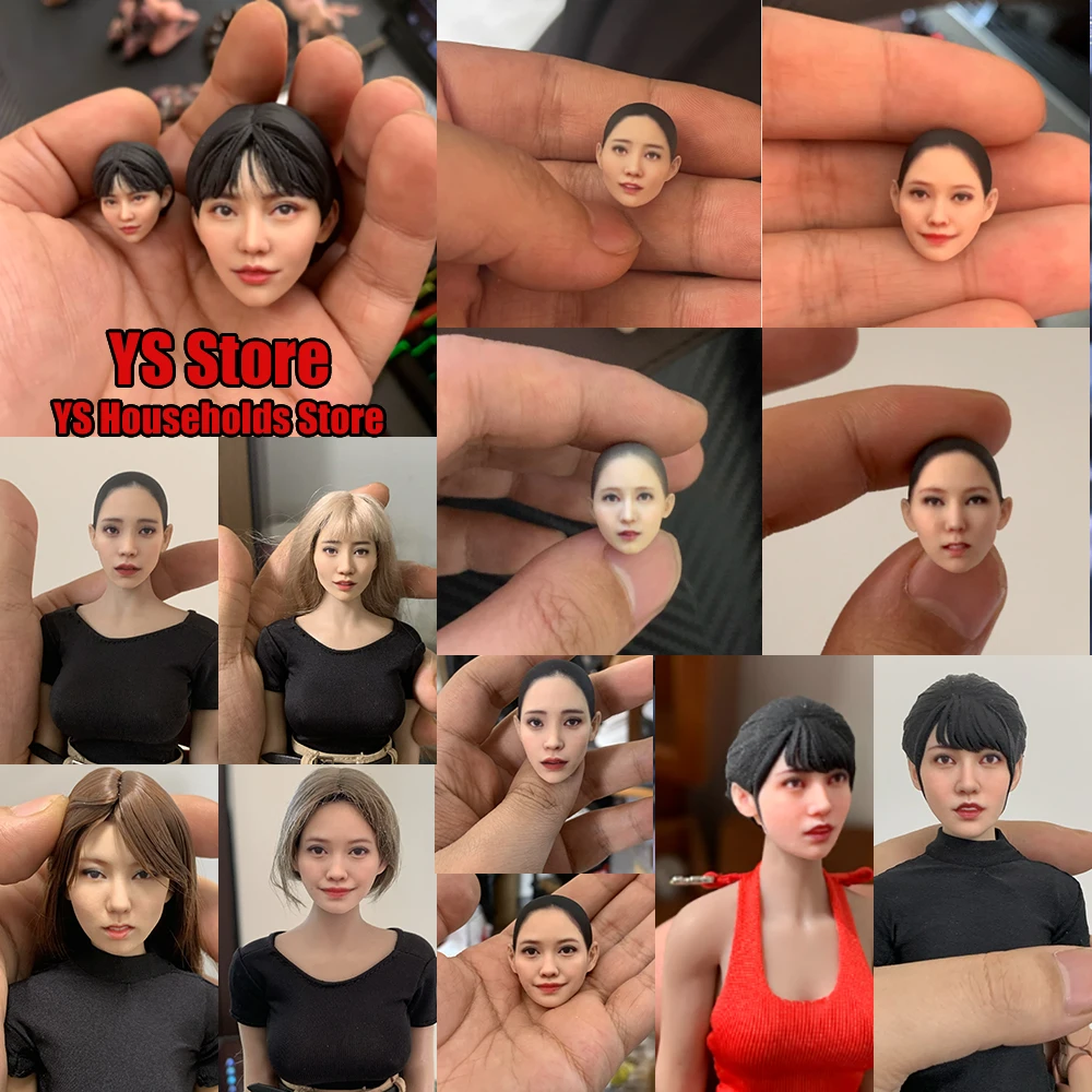 1/6 1/12 إيمي يوي هاتانو أنري أوكيتا ميكامي يوا كانا سايكا اليابانية Beatuy فتاة حساسة رئيس نحت نموذج لعب للجسم 6 "12" #1