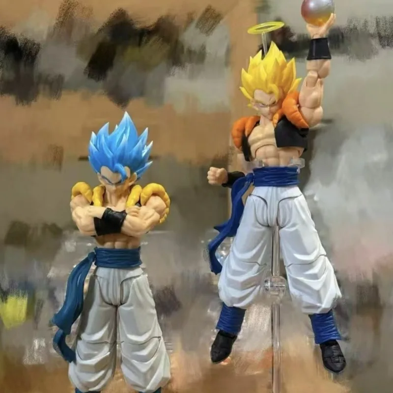 

Dragon Ball Mushroom 1/12 Gogeta Black Hair Movable Model Figure