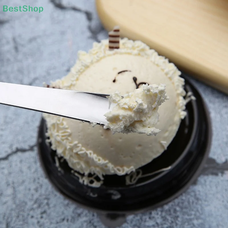 1Pc Coffee Spoon Stainless Steel Flat Forks For Dessert Small Coffee Mixer Stirring Bar Kitchen Tableware Tools