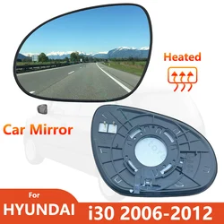 Left&Right Rearview Mirror For Hyundai i30 2006-2012 With Heated/ Side Wing Mirror Glass/Car Replacement Parts
