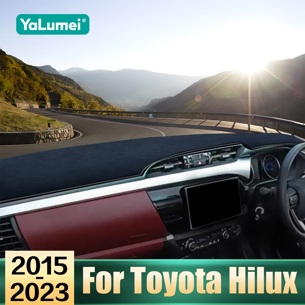 Für Toyota Hilux SR5 4X4 REVO 2015 2016 2017 2018 2019 2020 2021 2022 2023 Auto Dashboard Instrument Anti-UV Abdeckung Sonnenschutz Matten