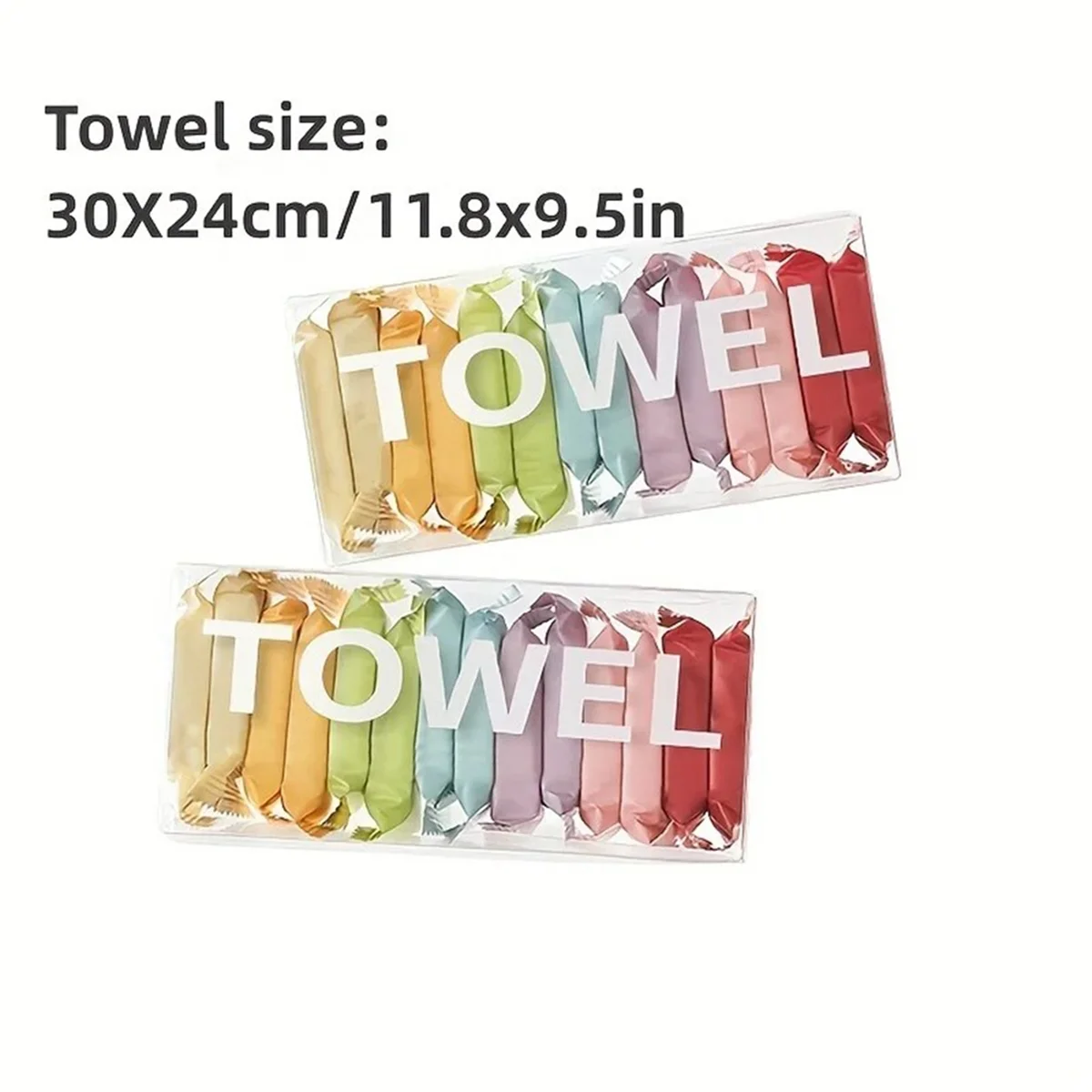 Face towel 28pcs/2 Box Washcloth Portable Travel Towel Thickened Compressed Face Cleansing Beauty Square Towel