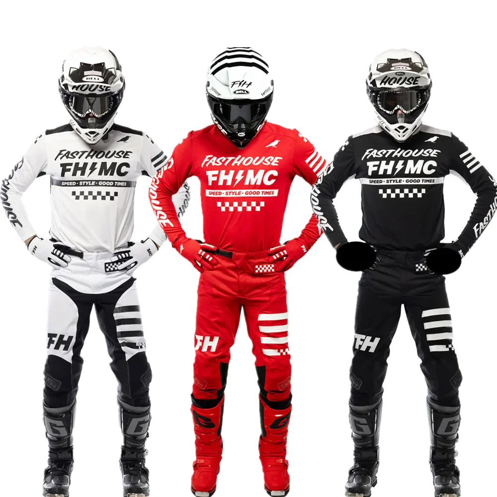 2024 Podium FXR Dirt Bike Gear Set Off Road MX Jersey Set Motocross Breathable Moto Suit Off Road Motorcycle Clothing