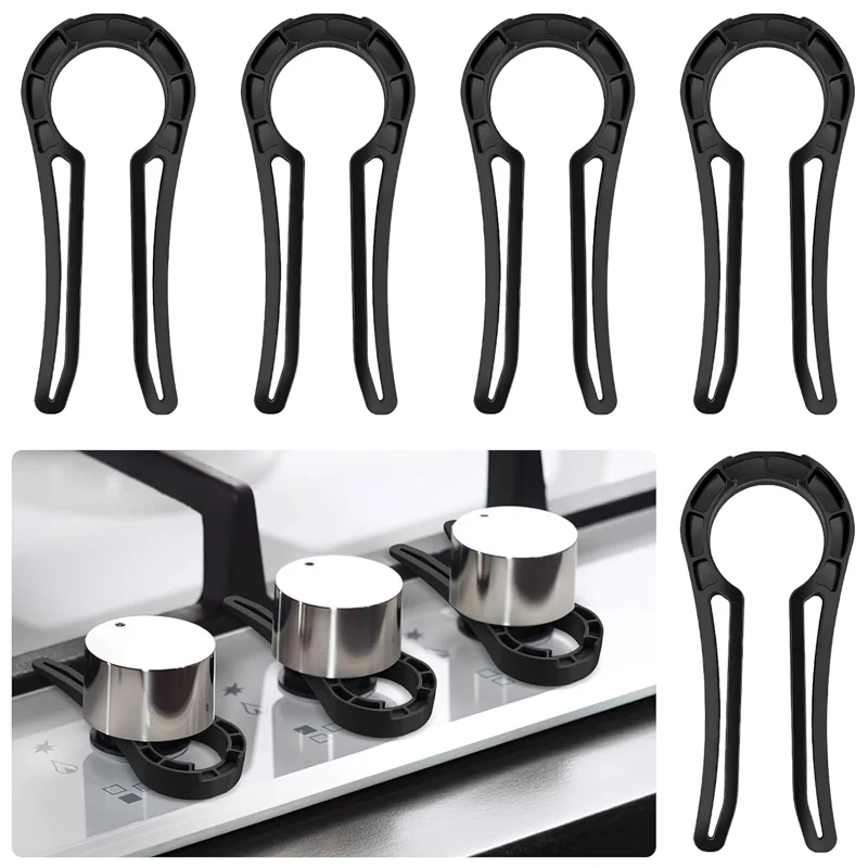 Kitchen Gas Stove Knob Lock Baby Protection Oven Knob Cover Child Safety Clip Prevent Accidental Contact Lock