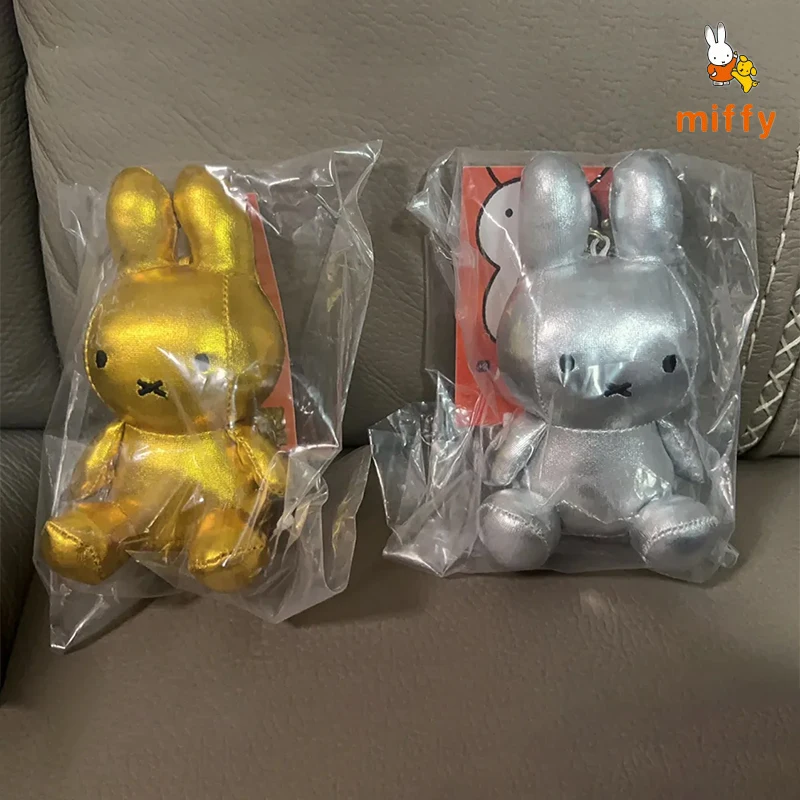 Kawaii Miffy peluche poupée Couple sac à dos Dopamine Anime accessoires Bestie dessin animé moelleux peluche jouet fille cadeaux d'anniversaire parfaits