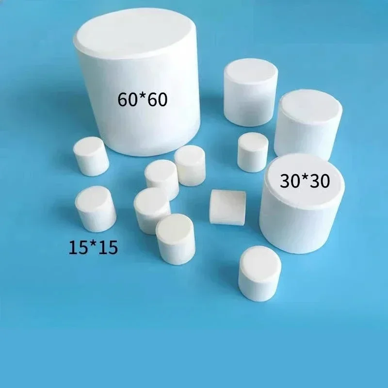 1PCS Custom Alumina Ceramic Column, Non-Porous Insulating Rod 15-60mm for High Temp Furnace & Wear-Resistant Parts