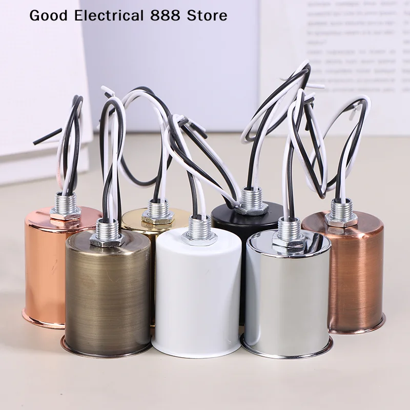 【GE】E27 Ceramic Screw Light Base Light Socket Round LED Filament Lamp Holder Indoor Led Lamp Part Easy To Install For LED Light