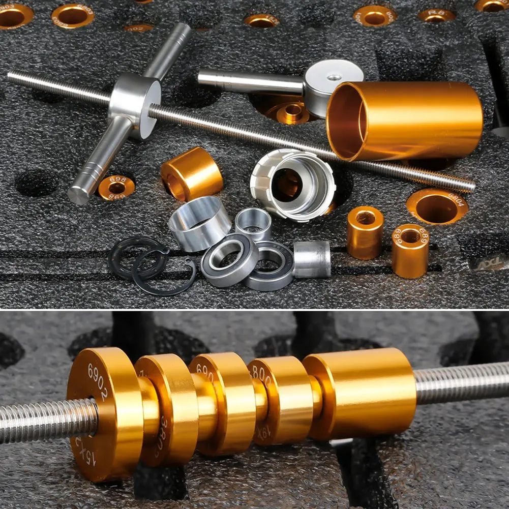 

BIKERSAY дорожный велосипед QR быстрая/сквозная ось ступица установка набор для снятия подшипника нижний кронштейн DT трещотка кассета Freehub инструмент