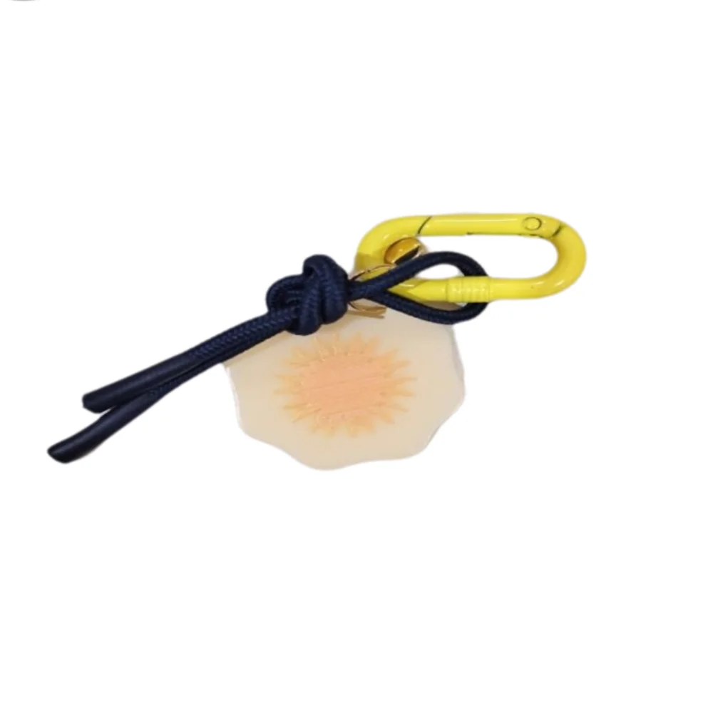 Acrylic Charms Retro Rope Woven Pendant Contrasting Geometric Mobile Phone Pendant Cartoon Fashion Bag Chain Charms Backpack