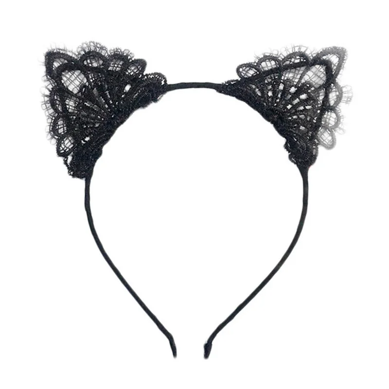 Ncmama-Bandeau oreilles de lapin fleur pour femme, chat noir sexy, sauna de fête, vêtements de Pâques, accessoires pour cheveux pour filles