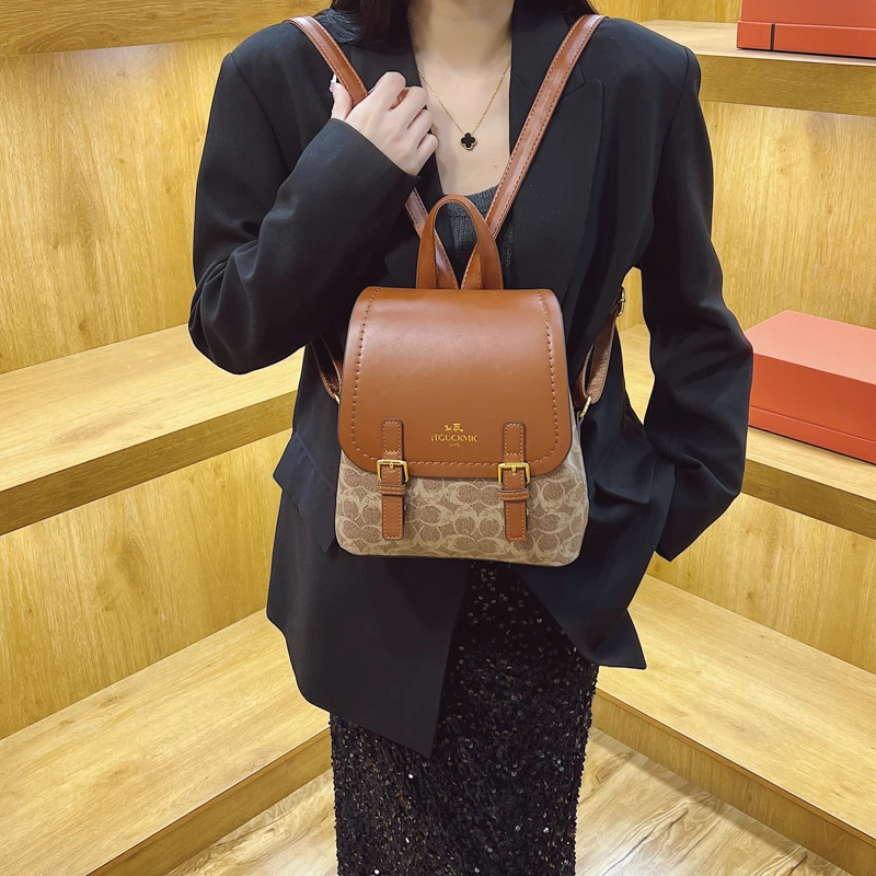 Повседневная простая винтажная сумка Элегантная кожаная классическая женская сумка-тоут большой вместимости и однотонного цвета