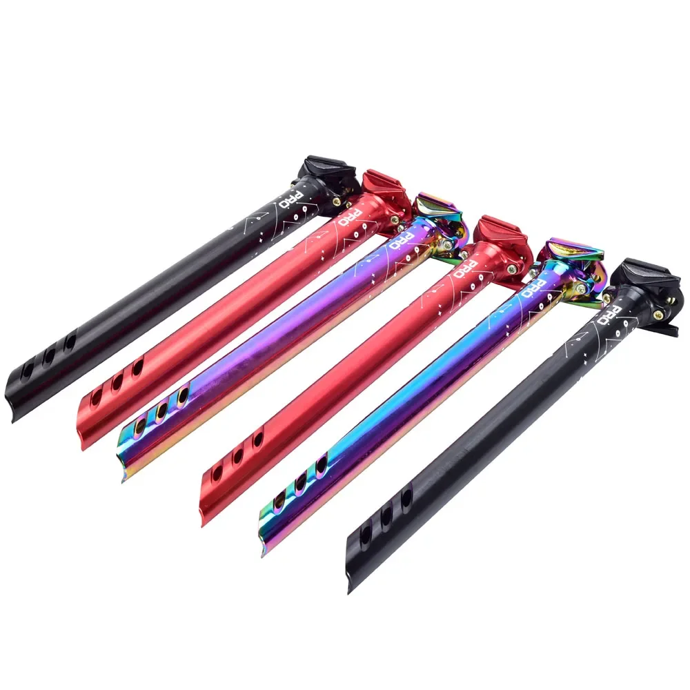 

Rainbow MTB Road Bike Seatpost Full CNC Colorful Mountain Bike Seatpost DH XC AM Seat Post Seat Tube 27.2/30.8/31.6mm*380mm