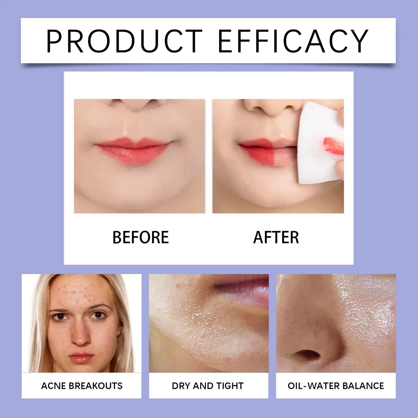 EELHOE Make-up verwijderaar voor ogen, lippen en gezicht - Reinigend en verfrissend gezichtswater, effectieve make-up verwijderen