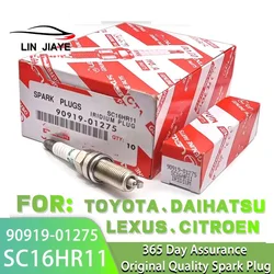 Hot Sale Iridium Spark Plug 90919-01275 SC16HR11 For Toyota Corolla Prius Matrix Lexus Yaris 267700-8300 9091901275 SC16HR-11