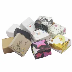10pc NEW DIY Butterfly Stars/Flowers Gift Box 5.5*5.5*2.5cmhandmade gifts wrapping box