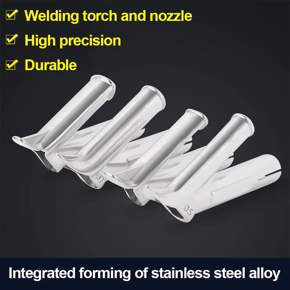 Welding Nozzles For Vinyl PVC Plastic Hot Air Blower Triangle Speed Nozzle 5mm Round Welding Head Alloy Y Type