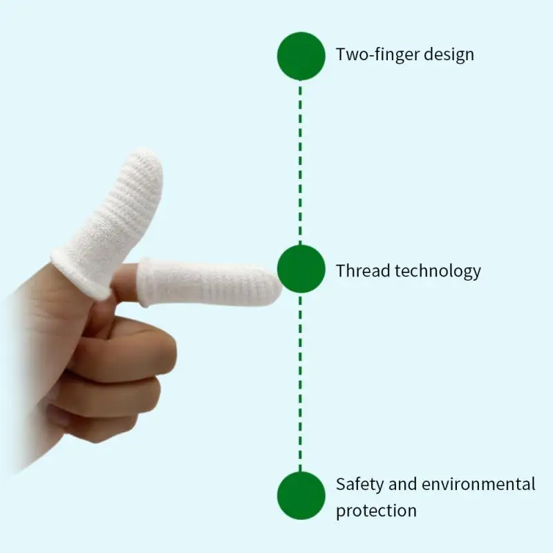 Pet Two-finger Brushing Finger CotsPuppy Teeth Oral Cleaning Tool Kitten Finger Toothbrush Pets Care Products Dog Cat Accessory