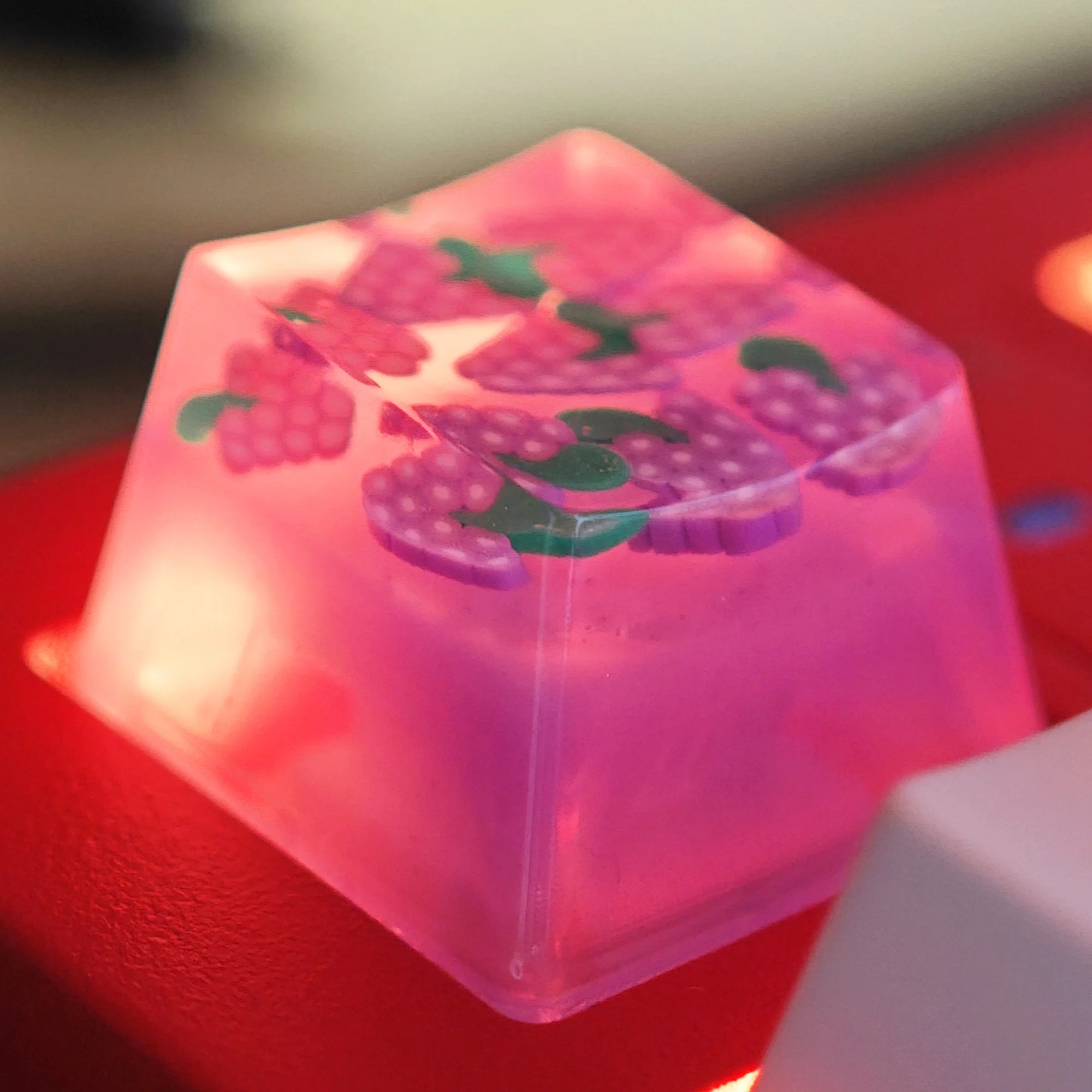 1PCS Resin Keycap  Mechanical Keyboards Keycap Fruit For Game backlights Computer Keycaps