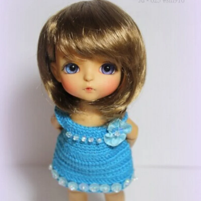 

JD025 Hot Sale All Sizes Fashion Short Cut BJD Wig Suit Size 3-4inch to 10-11nch Doll Cheap OB11 YOSD MSD SD Blythe Accessories