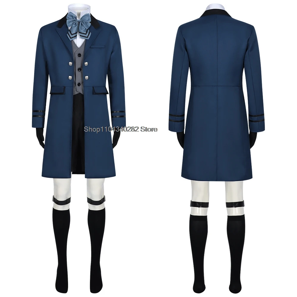 Black Butler Kuroshitsuji - Emerald Witch Anime Ciel Phantomhive Sorriso Costume Cosplay Uniforme Uomo Vestito di Carnevale