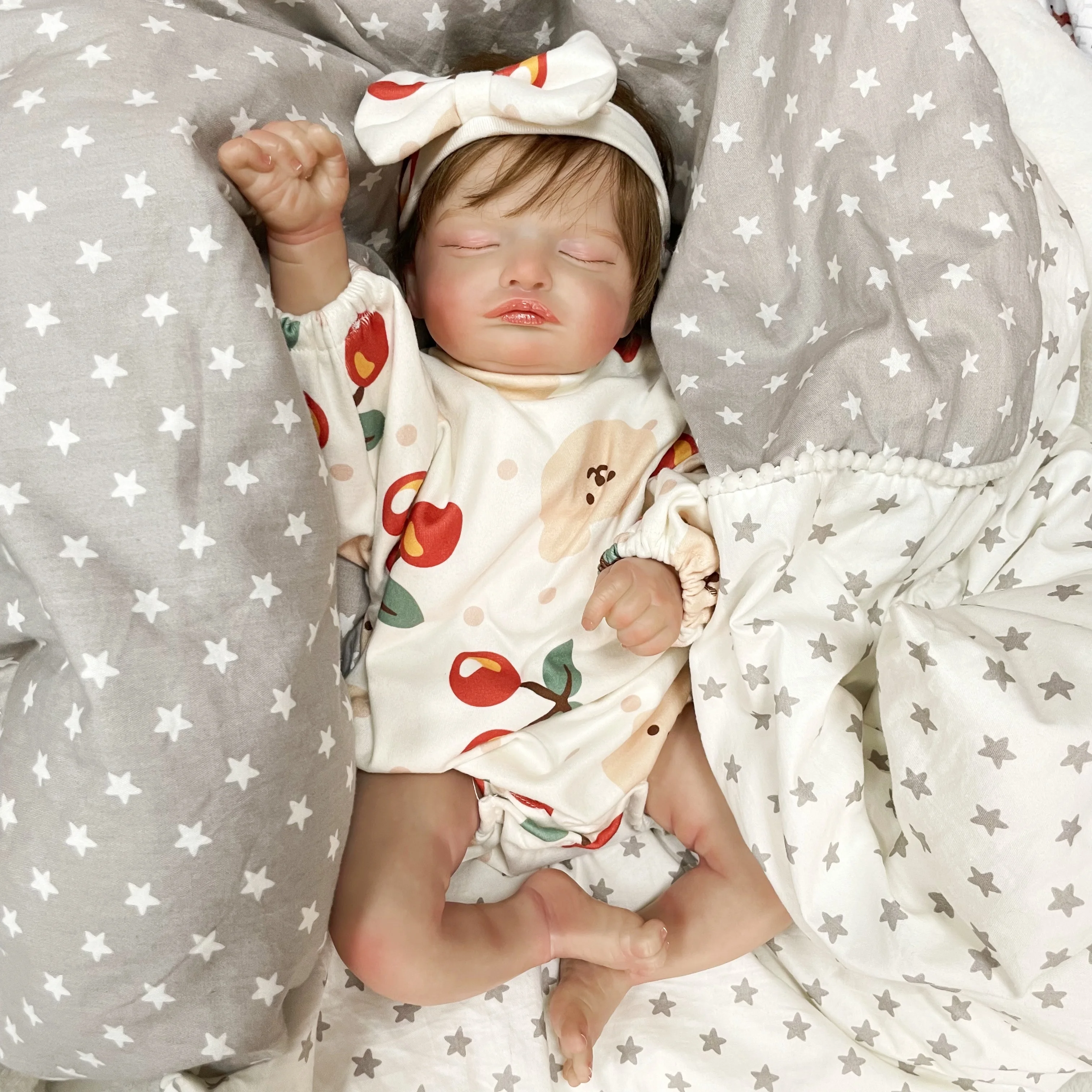 Cokela-Poupées réalistes en silicone pour tout-petit, tout le corps, bébé Reborn, garçons et filles, 19 po, 48cm