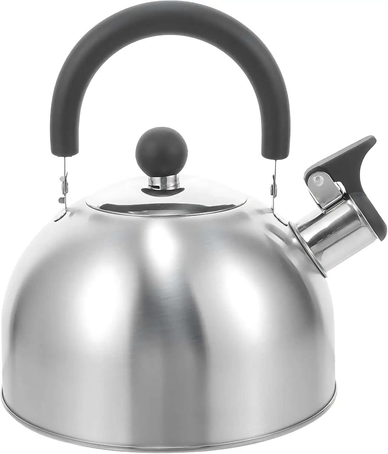 

Premium Stainless Steel Tea Kettle for Stove Top 3L Fast Boil, Loud Whistle, Foldable Safe Handle, Induction Compatible, Easy Po