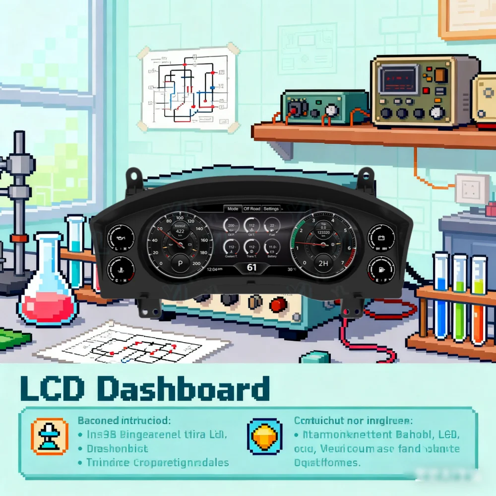 

Linux System 12.3Inch Car Digital Cluster For Toyota LC200 2008-2021 Car Odometer LCD Dashboard Auto Speedometer Virtual Cockpit