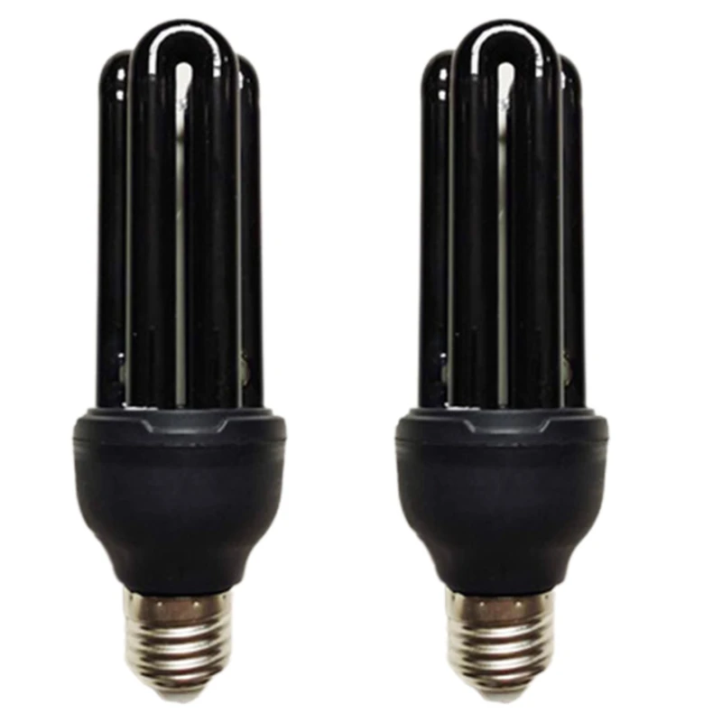 Imagem -01 - Lâmpada Ultravioleta Preta uv E27base Economia Energia 220v 30w 40w 365nm Substituição Iluminação Padrão para Palco lampada ultravioleta preta uv e27base economia energia 220v 30w 40w 365nm substituicao iluminacao padrao para palco 01