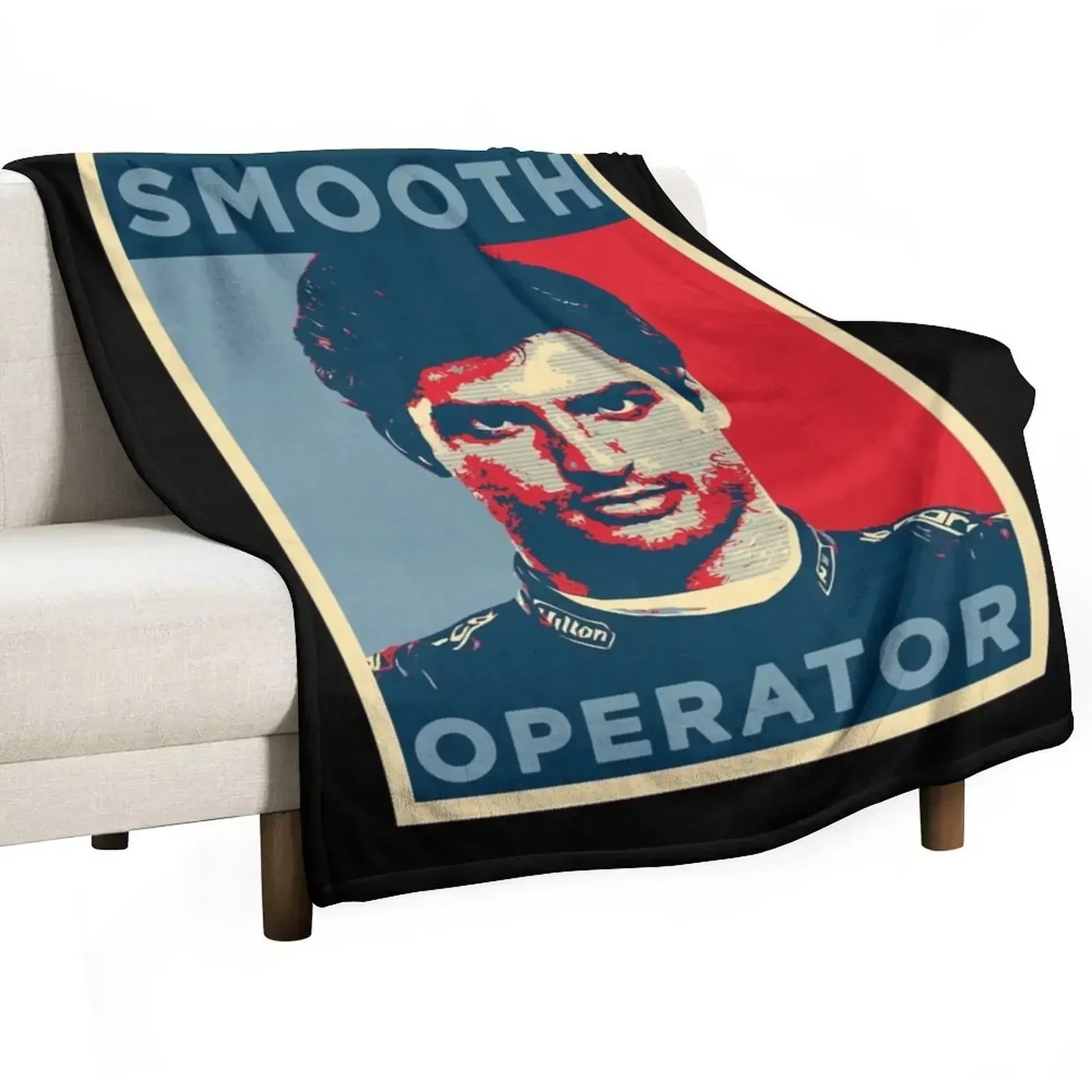 

Carlos Sainz Smooth Operators Throw Blanket Plush Luxury St Moving Blankets