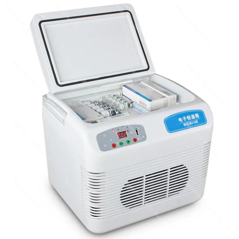 

2-8 Degrees Compact/Portable Refrigerator Insulin Incubator 12L Medicine Vaccine Refrigerator Small Mini Home Car Refrigerator