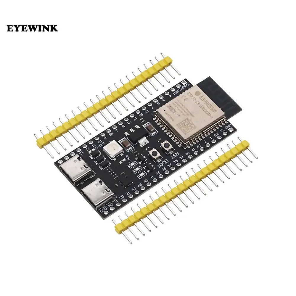 onboard WROOM-1-N16R8 ESP32-S3-DevKitC-1 module development board of the ESP32 S3 core board