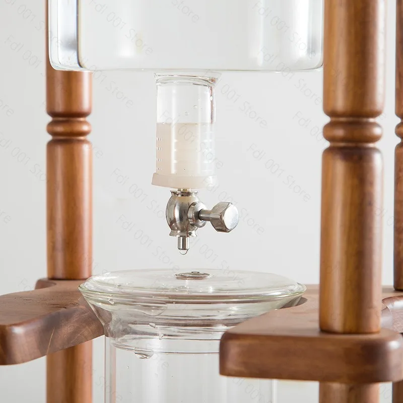25cups Ice Drip Japanese Style Syphon Coffee Maker Cold Brew Drip Pots Coffee Maker 3000ml Heat Resistant Glass For Barista