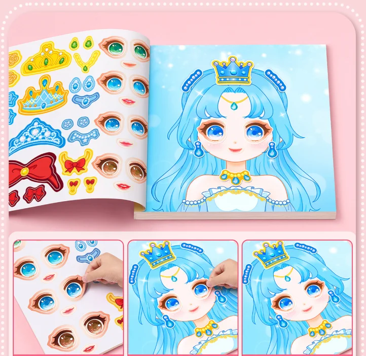 Princess Transformation Sticke - огляд і ціна Beauty Makeup Book